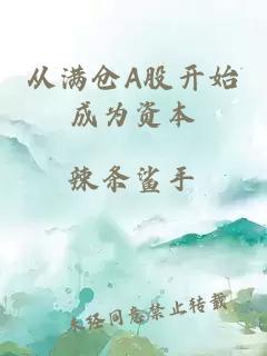 从满仓A股开始成为资本